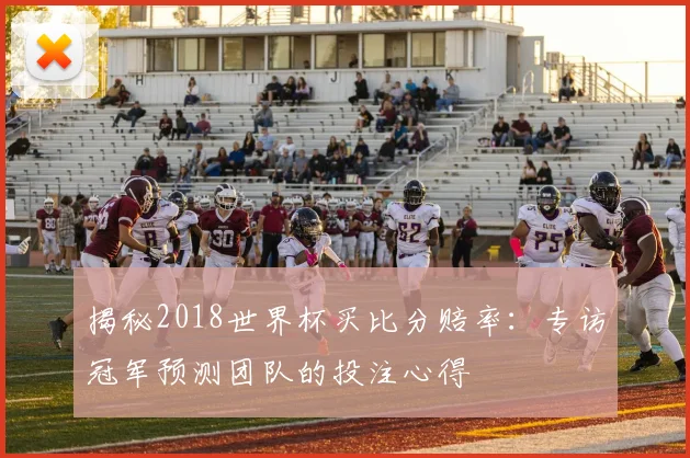 揭秘2018世界杯买比分赔率：专访冠军预测团队的投注心得